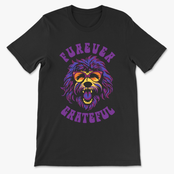 T-Shirt-Furever Grateful-Black