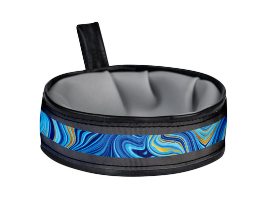 Collapsable Travel Dog Bowl-Tie Dye