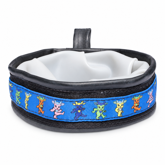 Dancing Goats Travel Buddy Dog Bowl