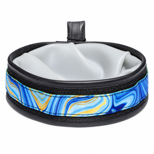 Collapsable Travel Dog Bowl-Tie Dye